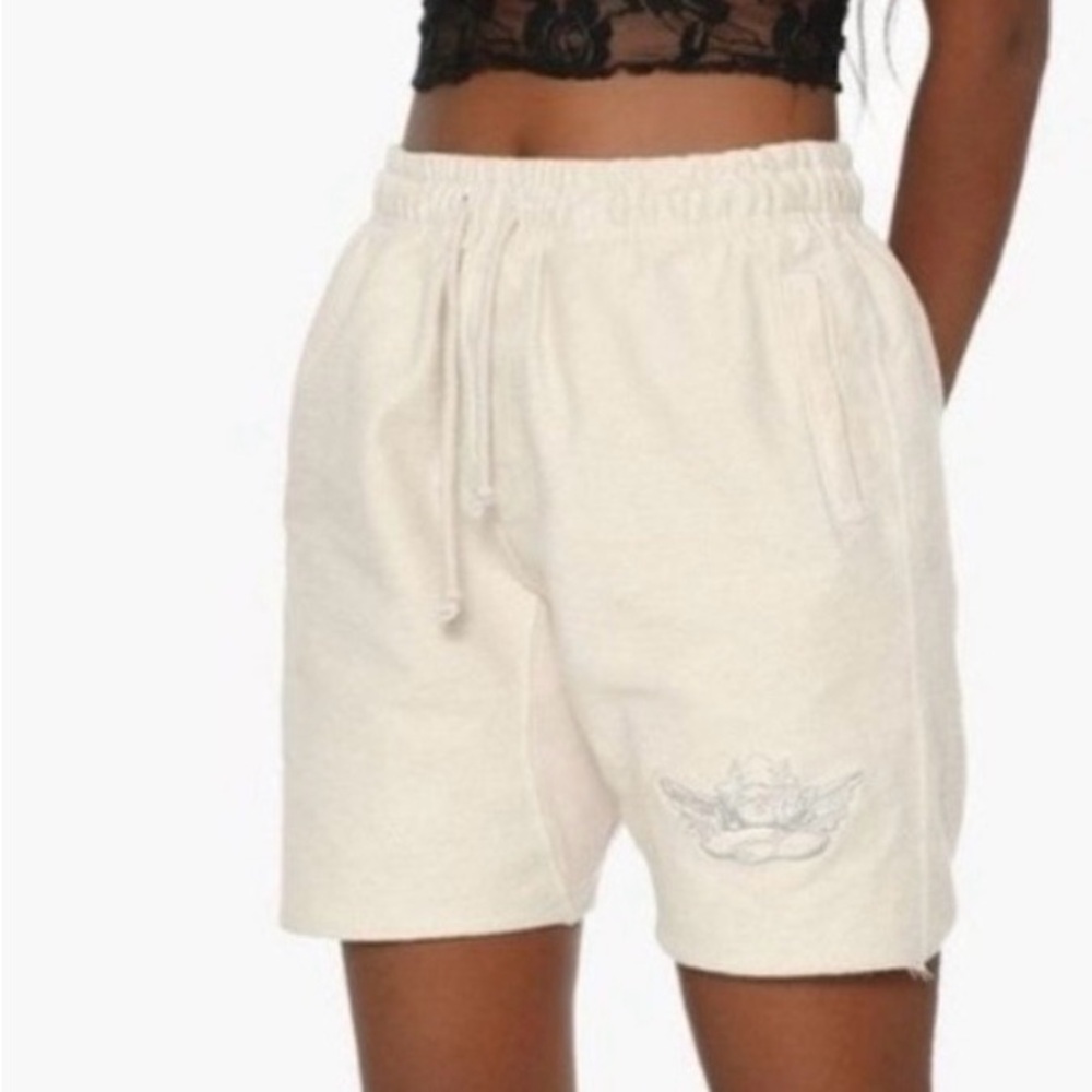 Boys Lie Cream Athletic Shorts